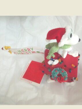 NIB Retired 2006 Peanuts "Snoopy the Flying Ace" with Woodstock Figurine